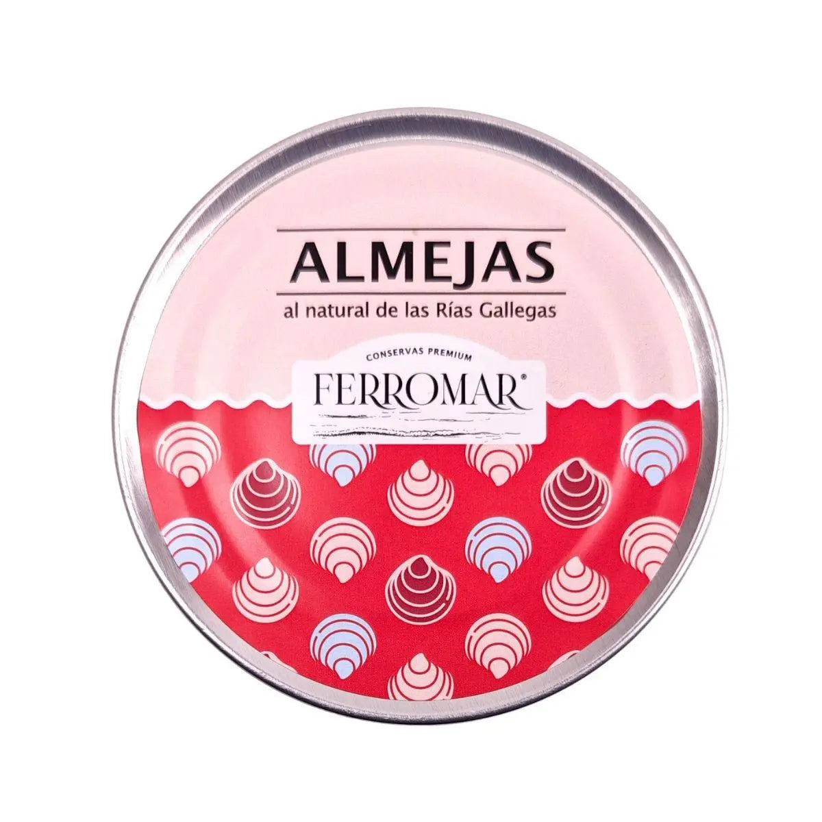 Almejas al Natural de las Rías Gallegas 18/20 pzas Conservas FerroMar