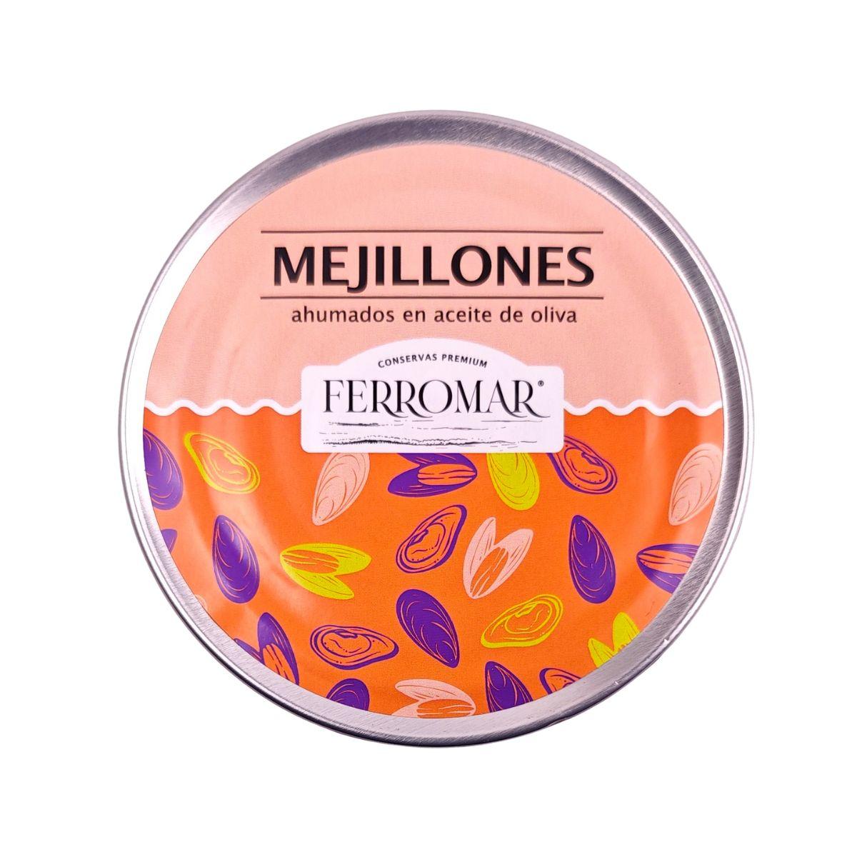 Mejillones Ahumados en aceite de oliva Conservas FerroMar