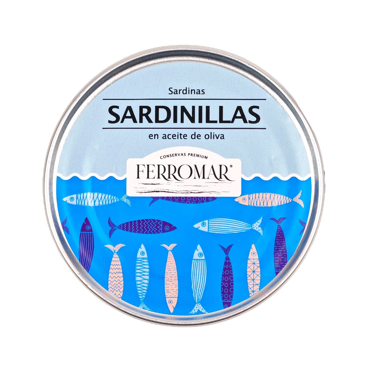 Sardinillas en Aceite de Oliva 14/18 pzas Conservas FerroMar